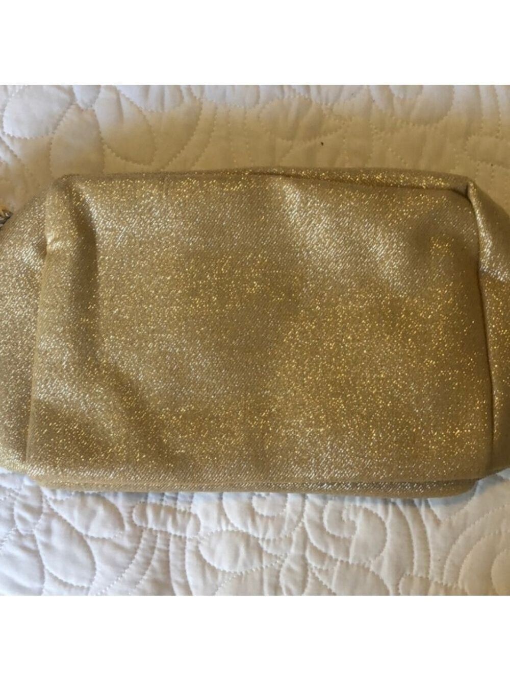 Lancôme Gold Cosmetic Bag